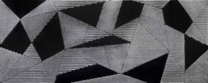 Decor Happy Fracture Negro 20x50
