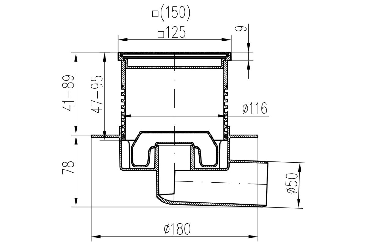 Точков подов сифон Neptun Chudej - Image 3