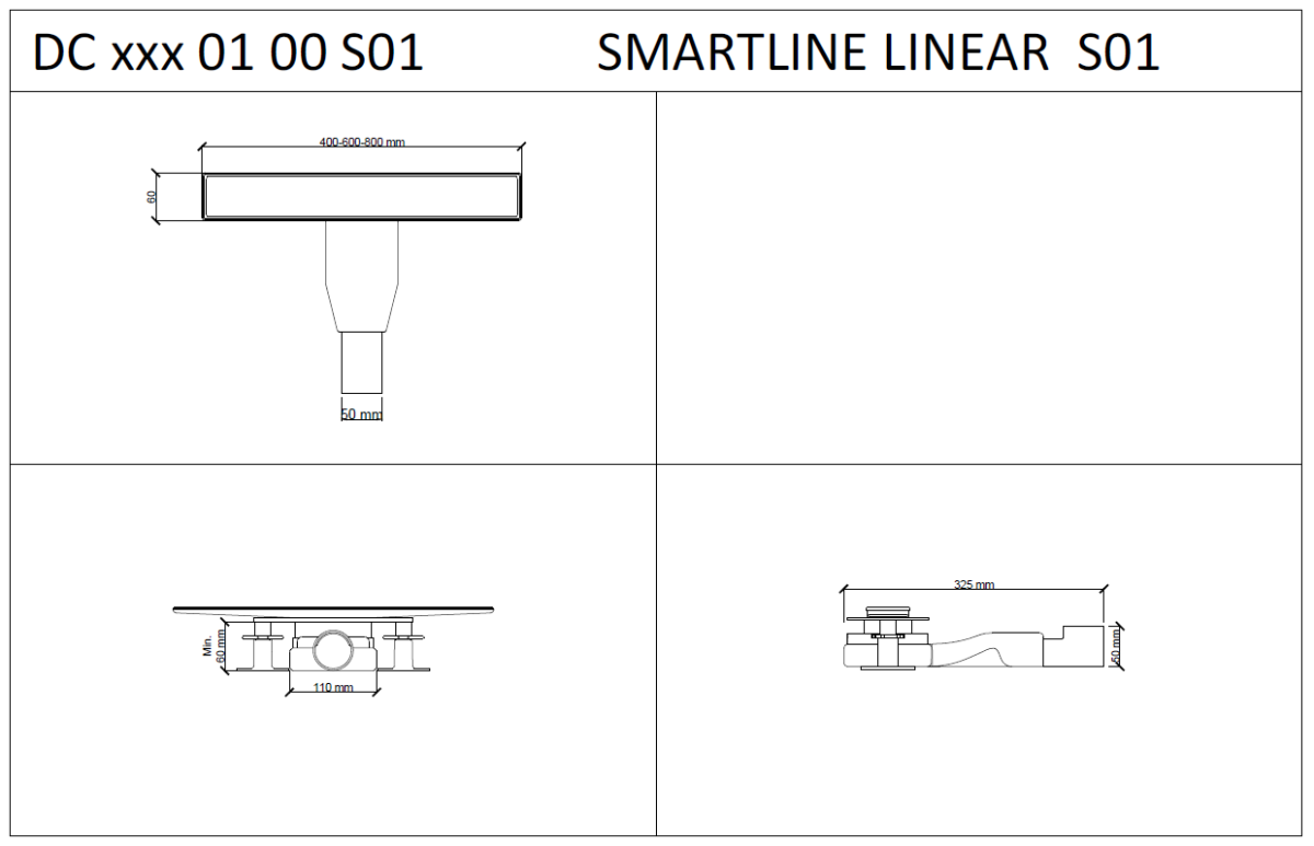 Линеен подов сифон Smartline Linear - Image 9