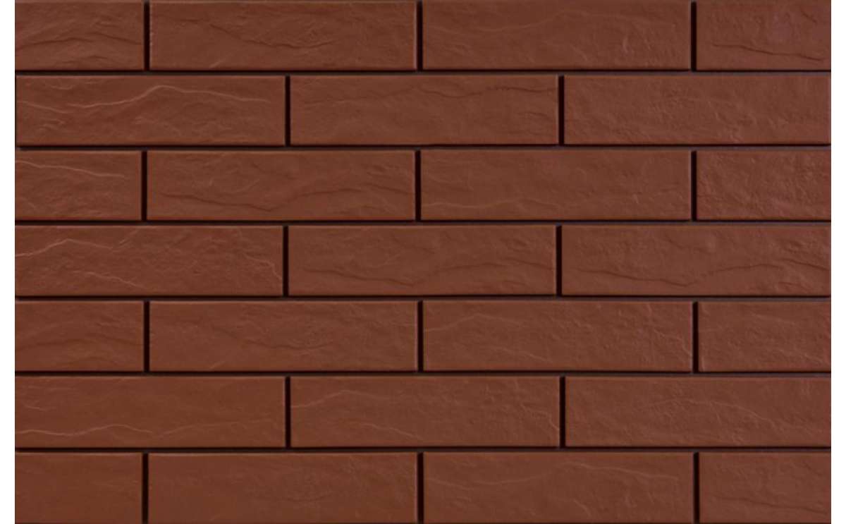 Burgund - фасадна рустикална плочка клинкер 24.5x6.5 - Image 1