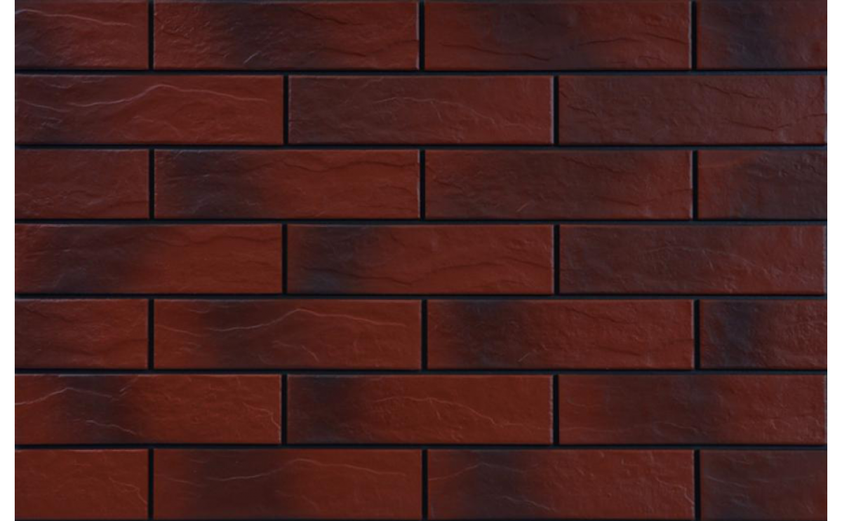 Country Cherry - фасадна рустикална плочка клинкер 24.5x6.5 - Image 1