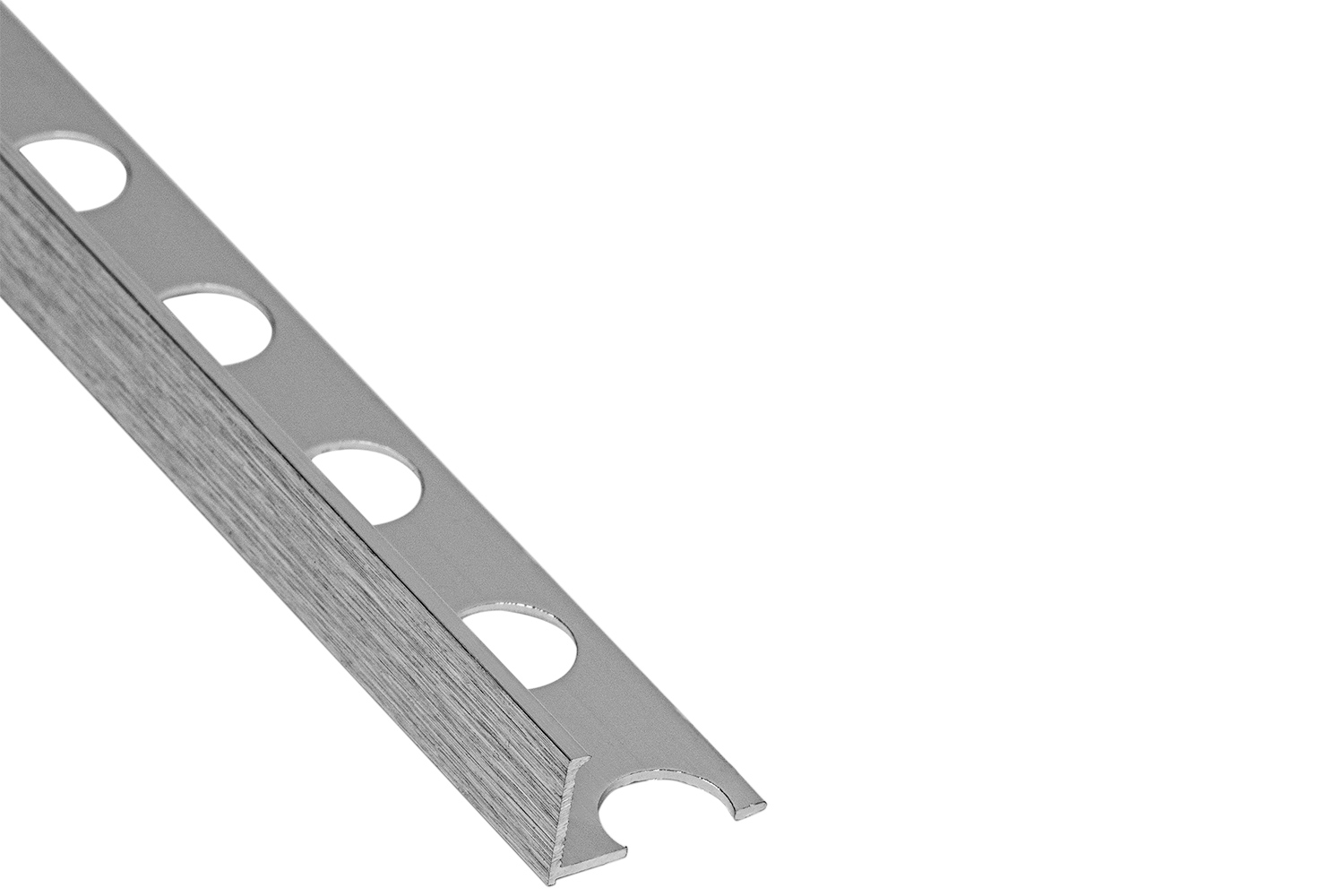 Ъглова лайсна  сребърна OL10FPL 1x260 - Image 1