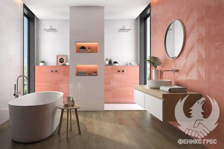 Capitol Coral 30x90 серия плочки за баня