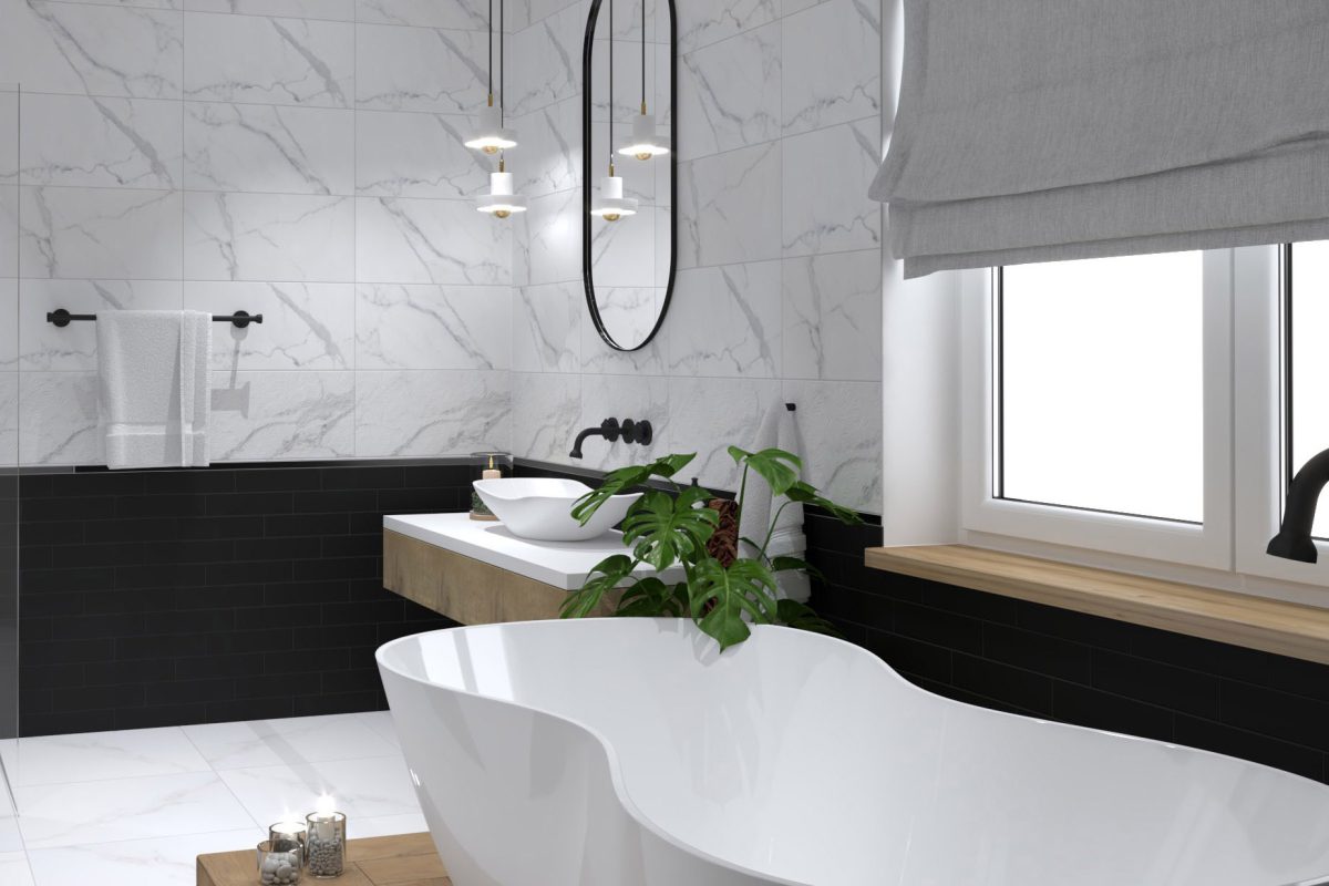 Anima White Matt 30x60 серия плочки за баня - Image 1