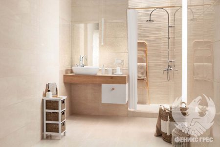 Blink Beige and Brown 30.8x60.8 серия плочки за баня