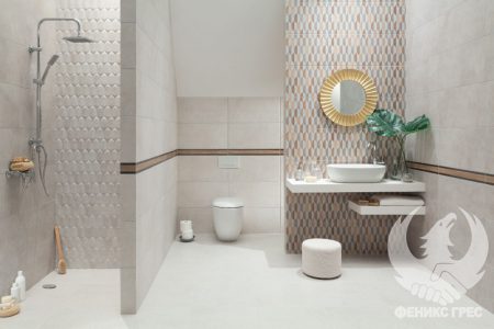 Dover 30.8x60.8 серия плочки за баня