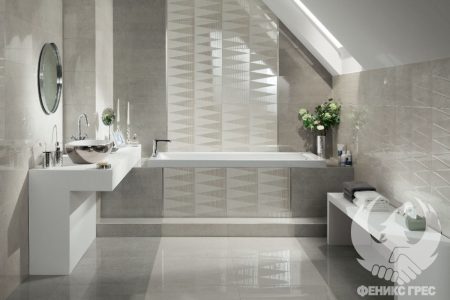 Meteor Grey 29.8x59.8 серия плочки за баня