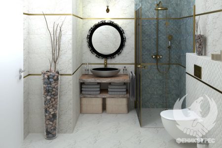 Astoria Turquoise 30x90 серия плочки за баня