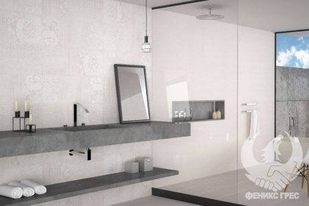 Athenas Blanco 33x90 серия плочки за баня