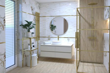 Barnaby White 30x90 серия плочки за баня