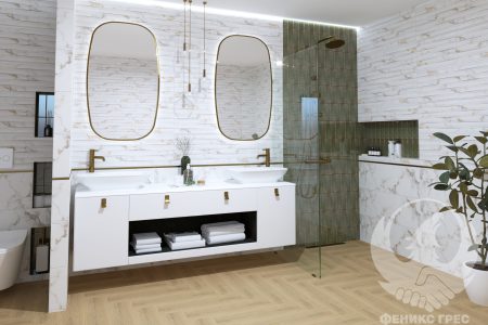 Bellagio 30x90 серия плочки за баня