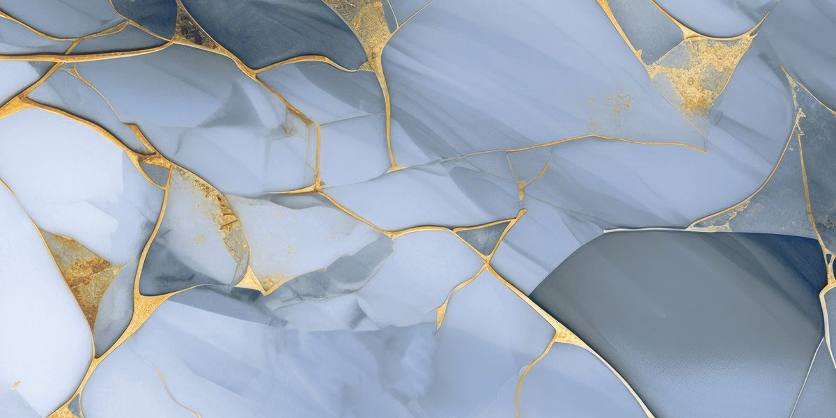 Гранитогрес Benicia Blue Gold Glossy 60x120 - Image 3