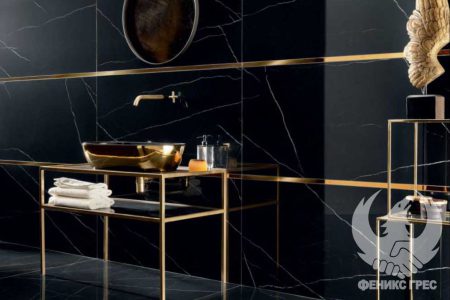 Black Pulpis Tubadzin гранитогреси