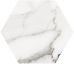 Гранитогрес Calacatta Majestic Hex 20x24 - Image 3