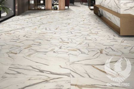 Calacatta 40x120 гранитогрес