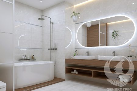 Capitol White 30x60 серия плочки за баня