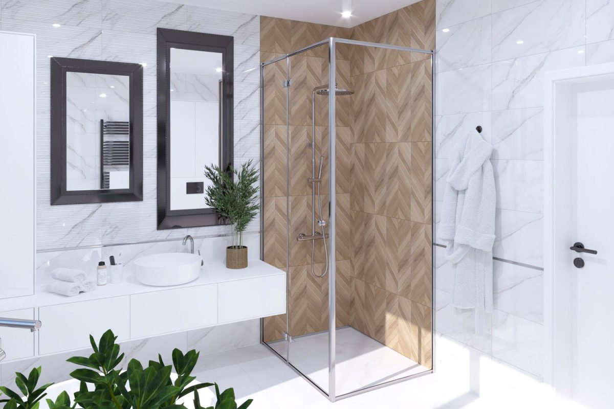 Caspio White Brillo 30x60 серия плочки за баня - Image 1