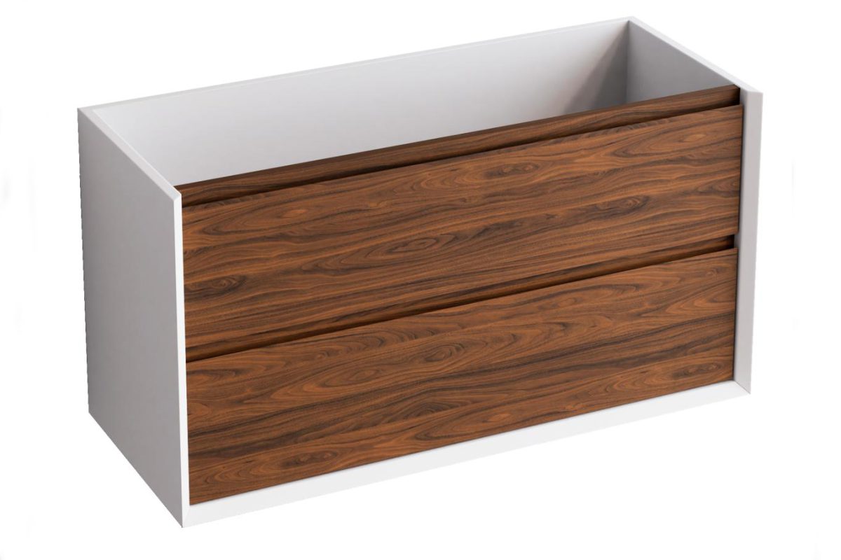 Конзолен шкаф с мивка Cool White Matt/Walnut 60см - Image 7