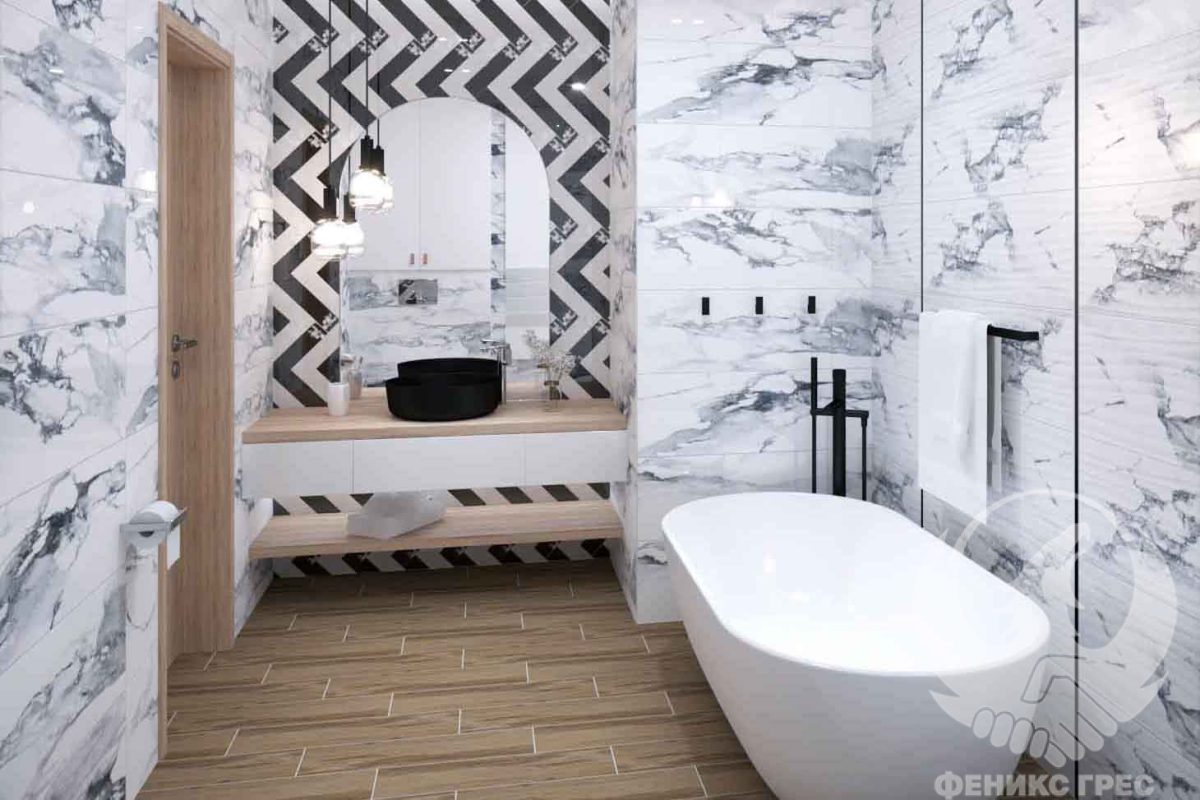 Crash Blanco 30x90 серия плочки за баня - Image 1