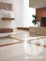 Crema Marfil Brillo 60.8x60.8 гранитогрес - Image 2