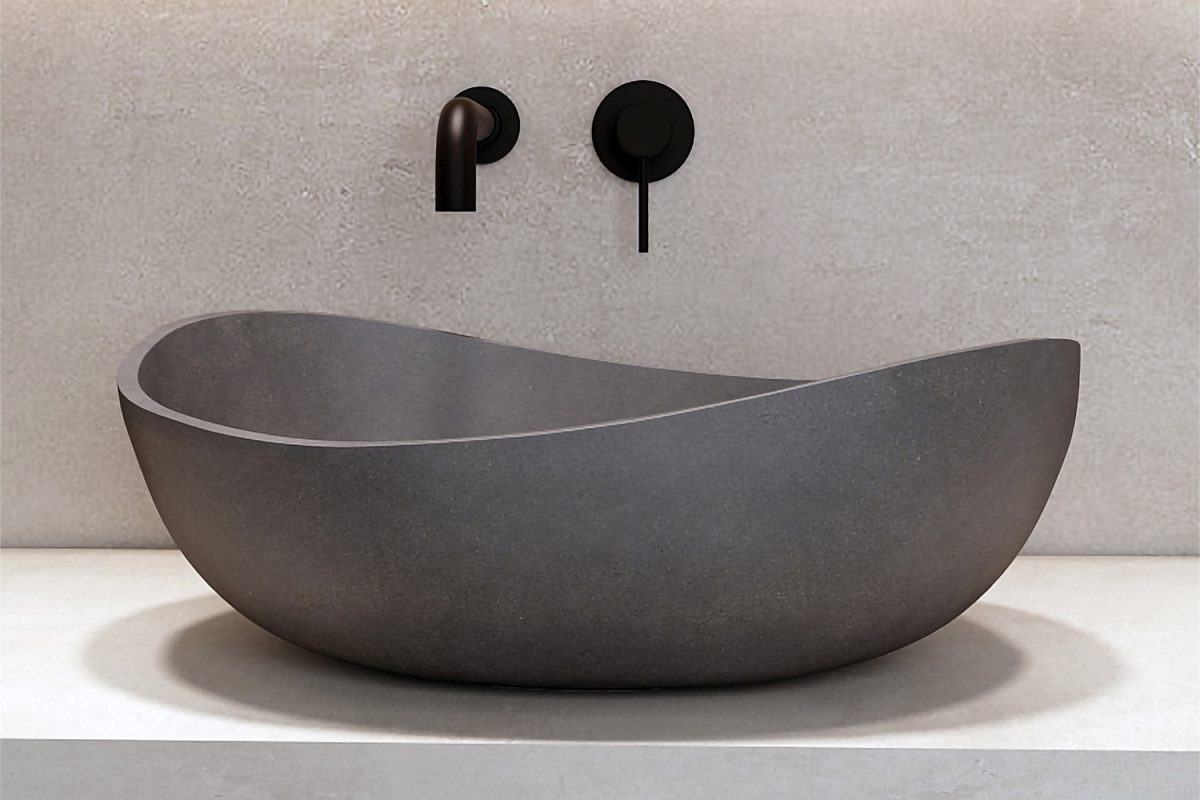 Мивка за плот каменна Eris Concrete - Image 1