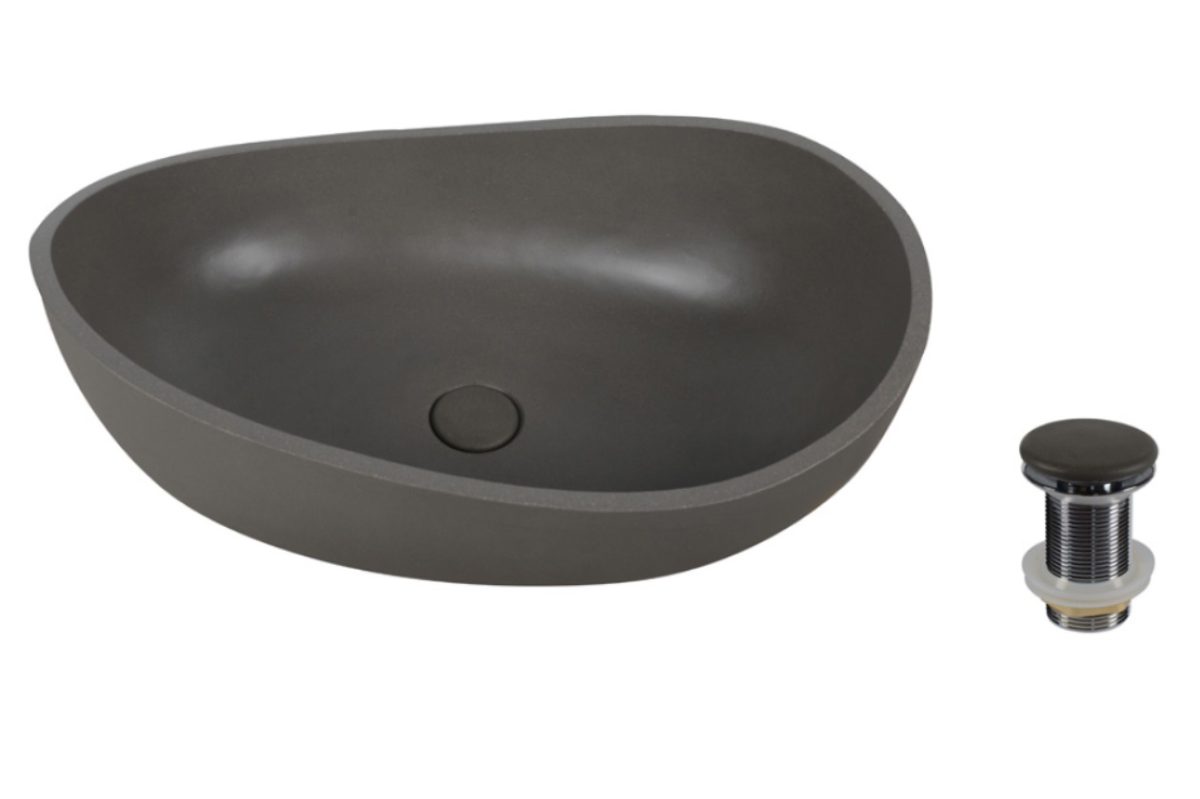 Мивка за плот каменна Eris Concrete - Image 2