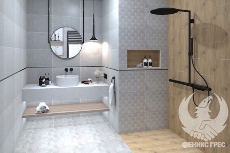 Danos 33.3x55 серия плочки за баня