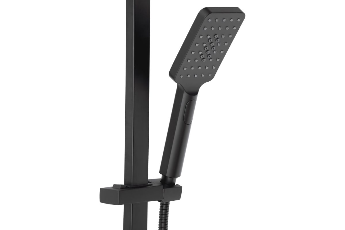 Термостатна душ колона Terra черна - Image 4