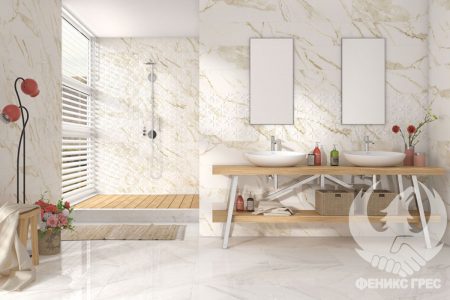 Eden Gold 25x80 серия плочки за баня