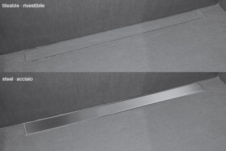 Линеен подов сифон Linear Basic Duo с две лица