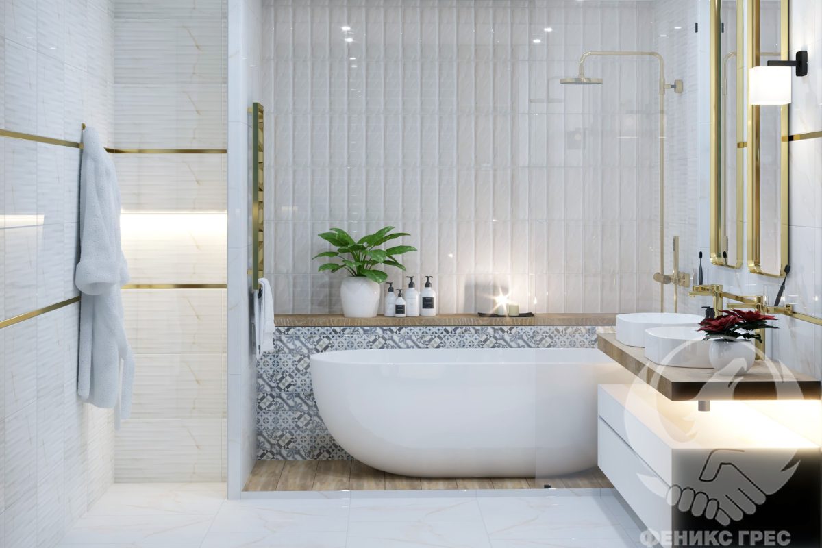 Essential Gold 33.3x55 серия плочки за баня - Image 1