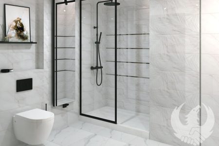 Essential White 25x70 серия плочки за баня