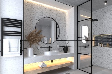 Feel Mix Ivory 25x75 серия плочки за баня