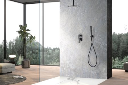 Вградена душ система с пита от тавана Paros/Delos