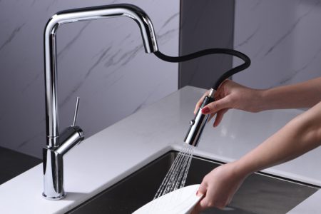 Кухненски смесител с изтеглящ се чучур Bonn