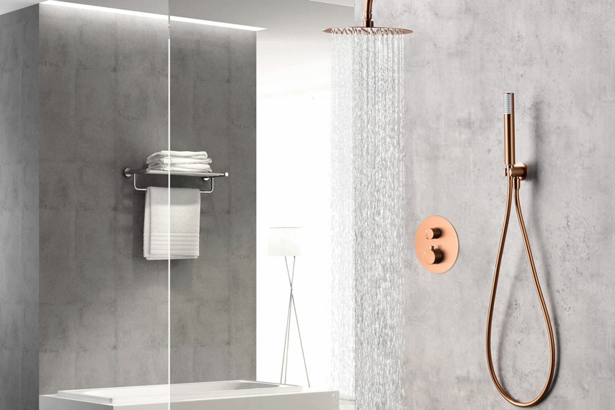 gtt039orc0-1.jpg Вградена термостатна душ система с пита от тавана Tivoli/Monza - Image 1