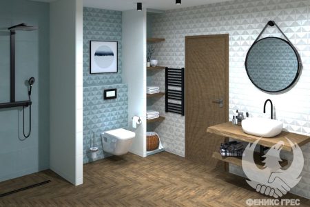 Iris Aqua 30x90 серия плочки за баня