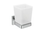 Стъклена чаша с държач IOM Square E2204AA