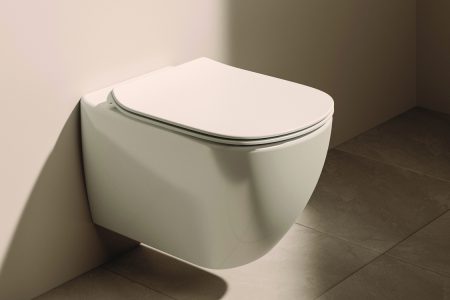 Конзолна тоалетна Tesi AquaBlade®+ седалка T007901+T352701