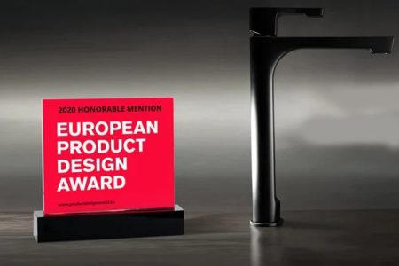 Висок смесител за мивка EGO F5739/SC