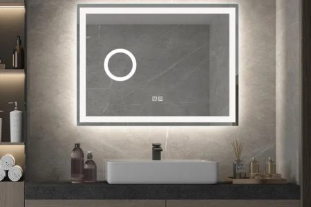 Огледало с лед осветление и вградена лупа Marco