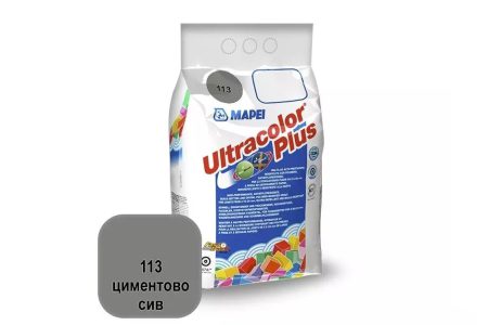 Фуга Ultracolor Plus 113 циментово сиво 2кг