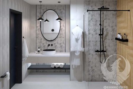 Materium Cemento 20x60 серия плочки за баня