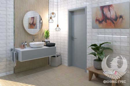 Metro Carrara 10x20 серия плочки за баня