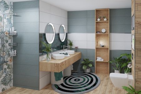 Native Navy 30x90 серия плочки за баня