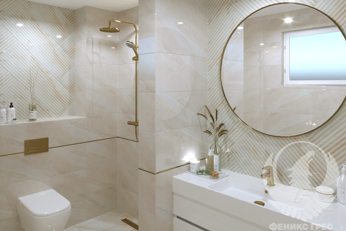 Naza Beige 30x90 серия плочки за баня - Image 1