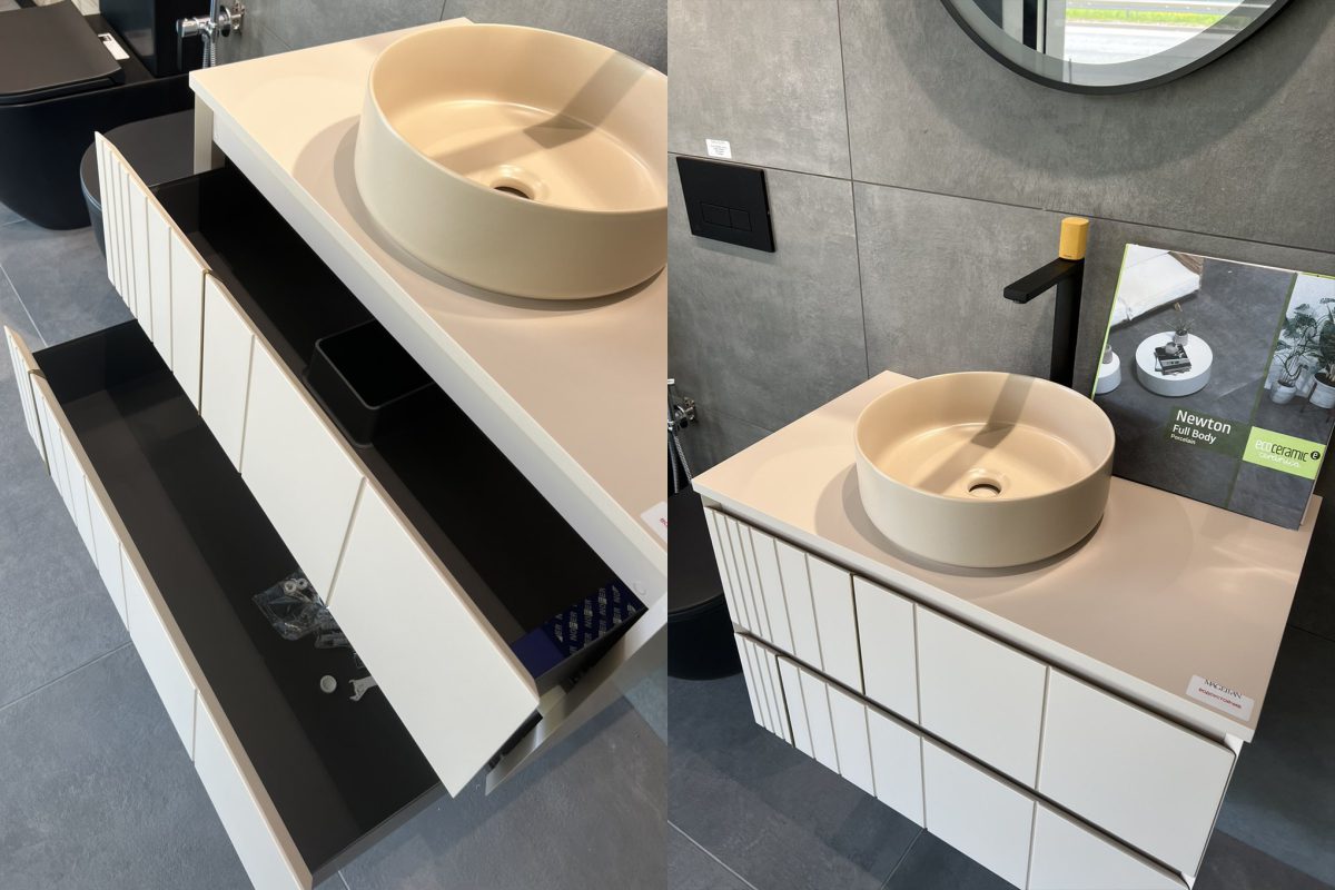 Конзолен шкаф Pole Greige Matt 60см - Image 5