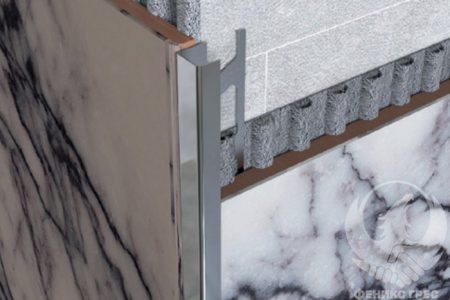 Квадратни ъглови лайсни 12мм