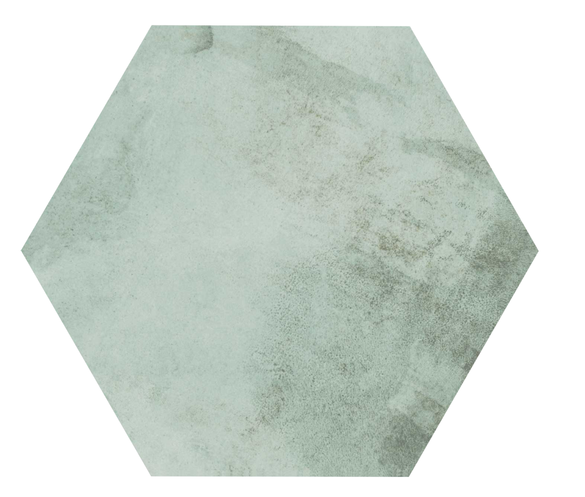 Гранитогрес Oasis Aquamarine Hexagon 28.5x33 - Image 1