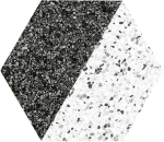 Дизайнерска плочка Onil Black Hex 20x24 - Image 3